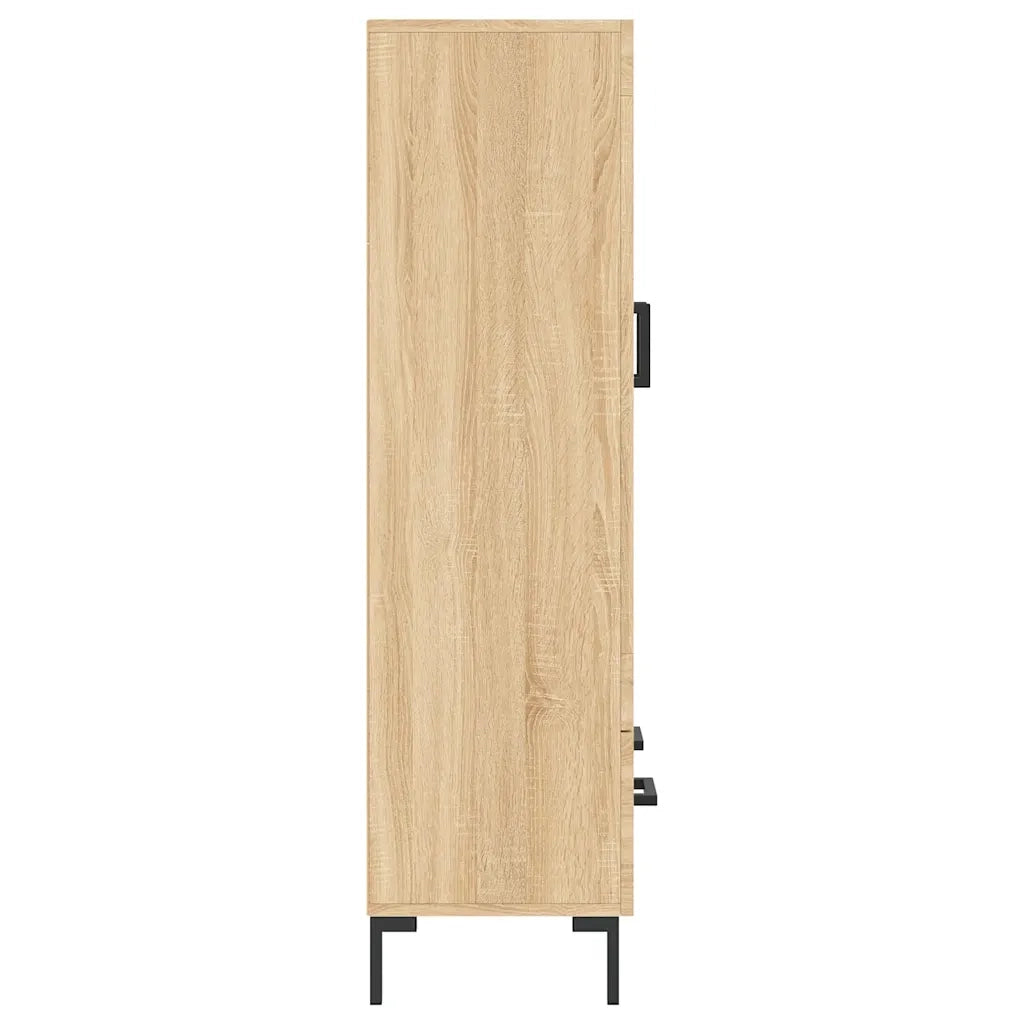 Credenza Rovere Sonoma 69,5x31x115 cm in Legno Multistrato 828303