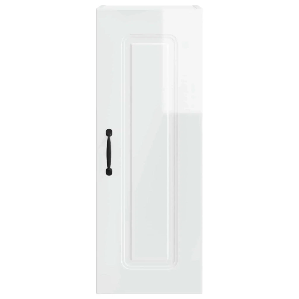 Mobile da cucina con lo scaffale-Armadio da cucina Bianco Lucido 30 x 31 x 80 cm 945604