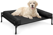 Letto per cani per grandi dimensioni - Elevato, rinfrescante, outdoor con cancello tridimensionale