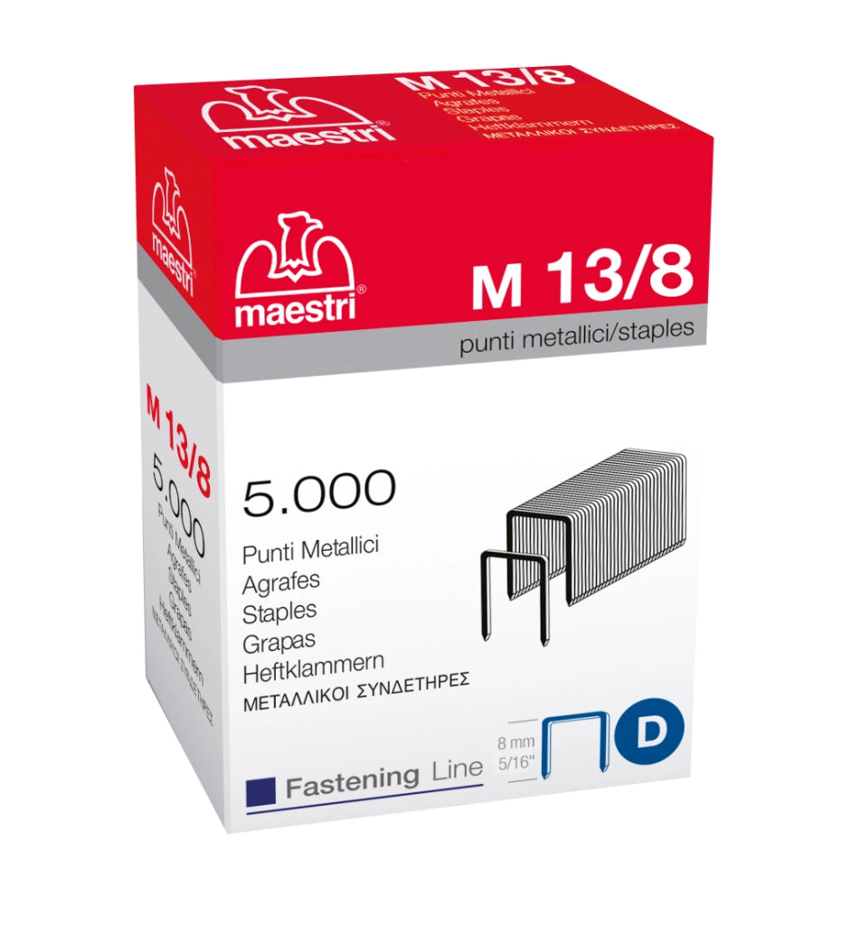 Romeo Maestri PUNTI PER FISSATRICI IN SCATOLA  Mod. 13/8 mm. 8 5.00 MG