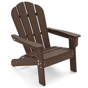Sedia adirondack da campeggio per bambini con design ergonomico per patio, Sedia da giardino per bambini da 3 a 8 anni Marrone-Poltrone e sdraio