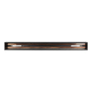 Binario in alluminio ad incasso Black 1m