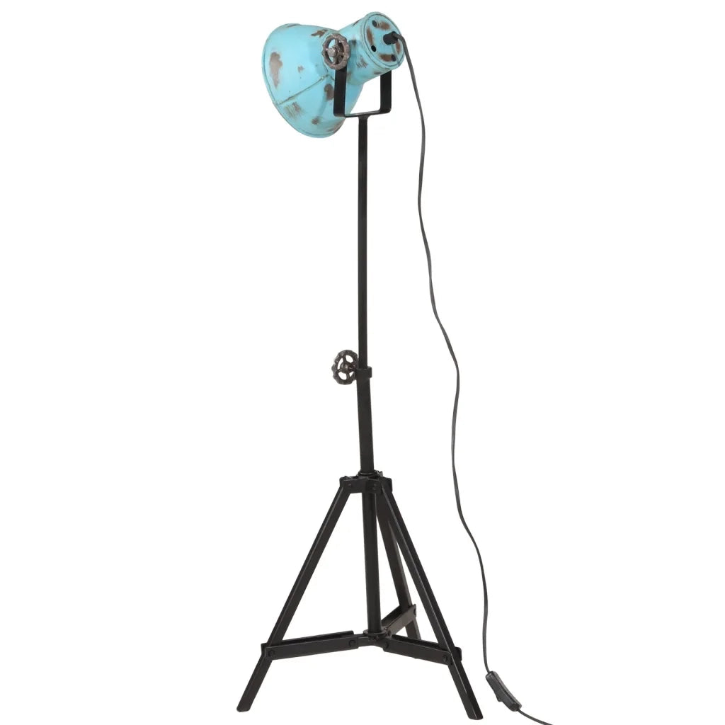 Lampada da Terra 25 W Blu Anticato 35x35x65/95 cm E27 CFW4693451
