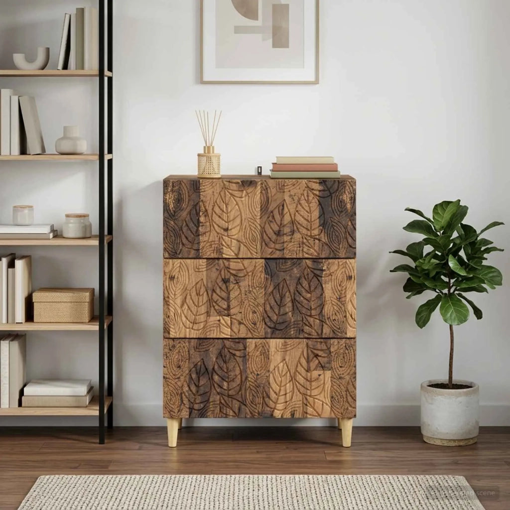 Mobile con Cassetti Legno antico 66 x 34,5 x 90 cm 895073