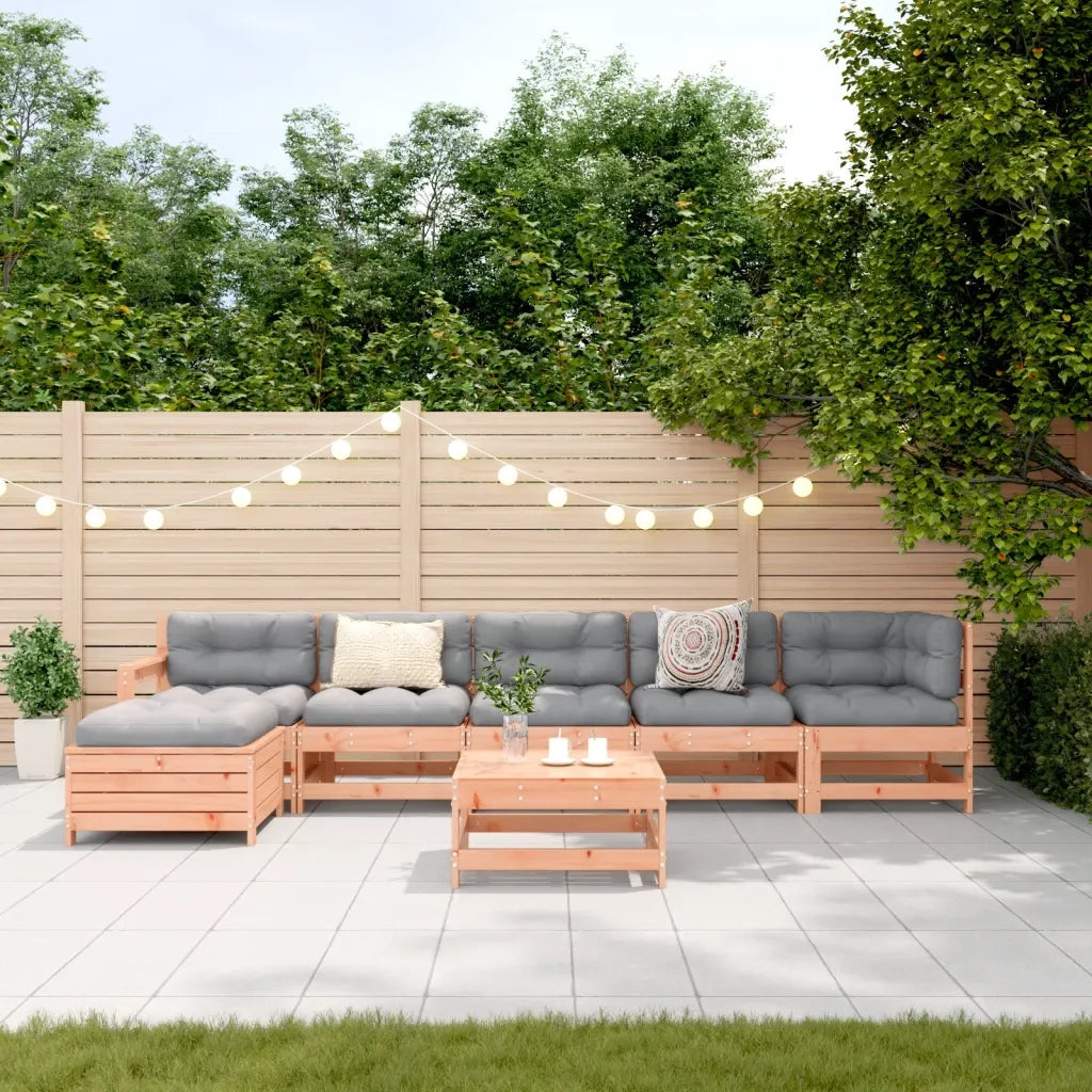 Set Salotto da Giardino 7 pz in Legno Massello di Douglas 3250618