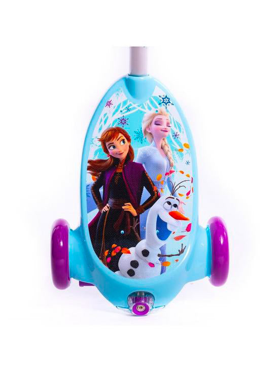 Monopattino Elettrico a Batteria 3 Ruote per Bambini Sparabolle con Licenza Disney Frozen