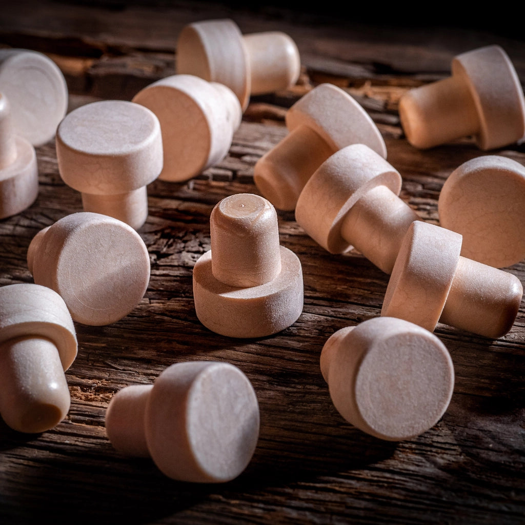 Tappi per bottiglie a forma di fungo KADAX per liquori, Ø21,5 mm, 10 pezzi