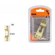 Trade Shop - Set 2 Pezzi Ganci Dorati Per Quadri Quadro Cornici Appendere Parete 6.5 Cm 07522 -