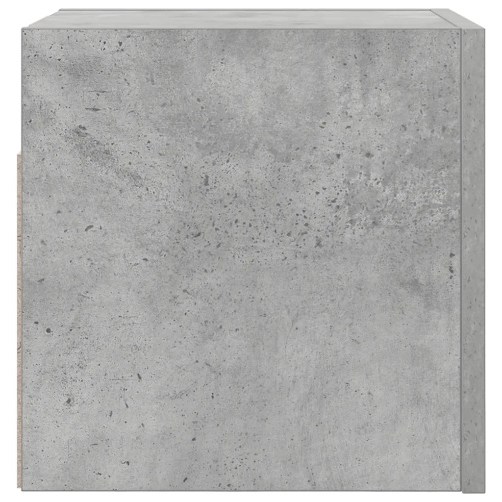 Mobili Porta TV a Parete 2pz Grigio Cemento 30,5x30x30 cm 804494