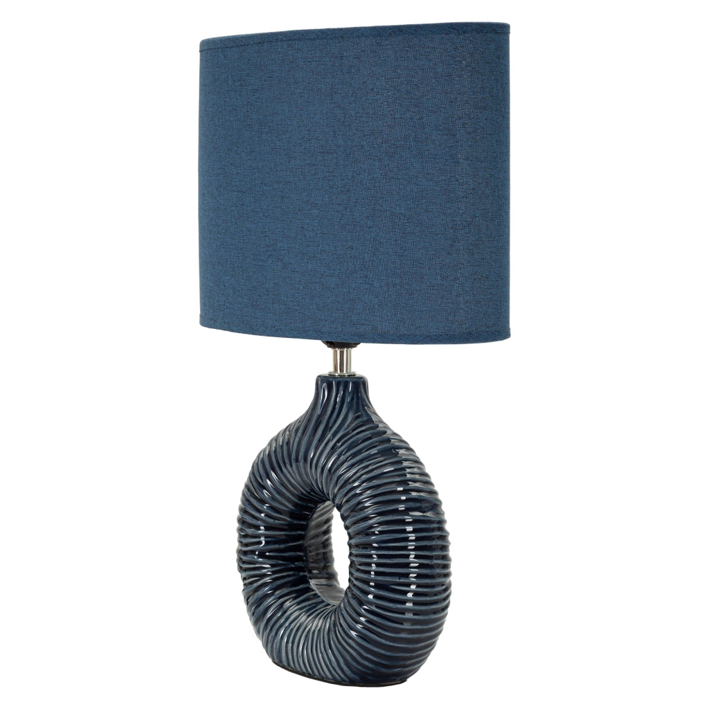 Mirny, Lampada da Tavolo Necessaria 1 Lampadina, blu