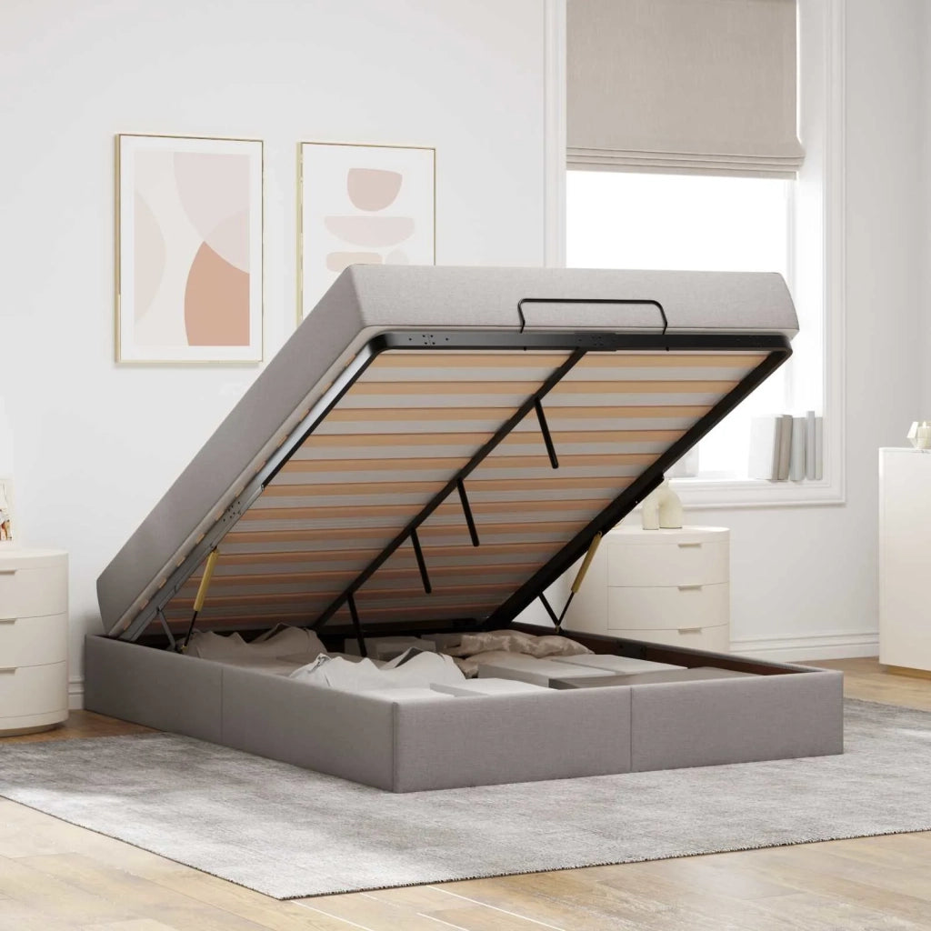Struttura letto con materasso con materasso 2 pcs Talpa Tessuto