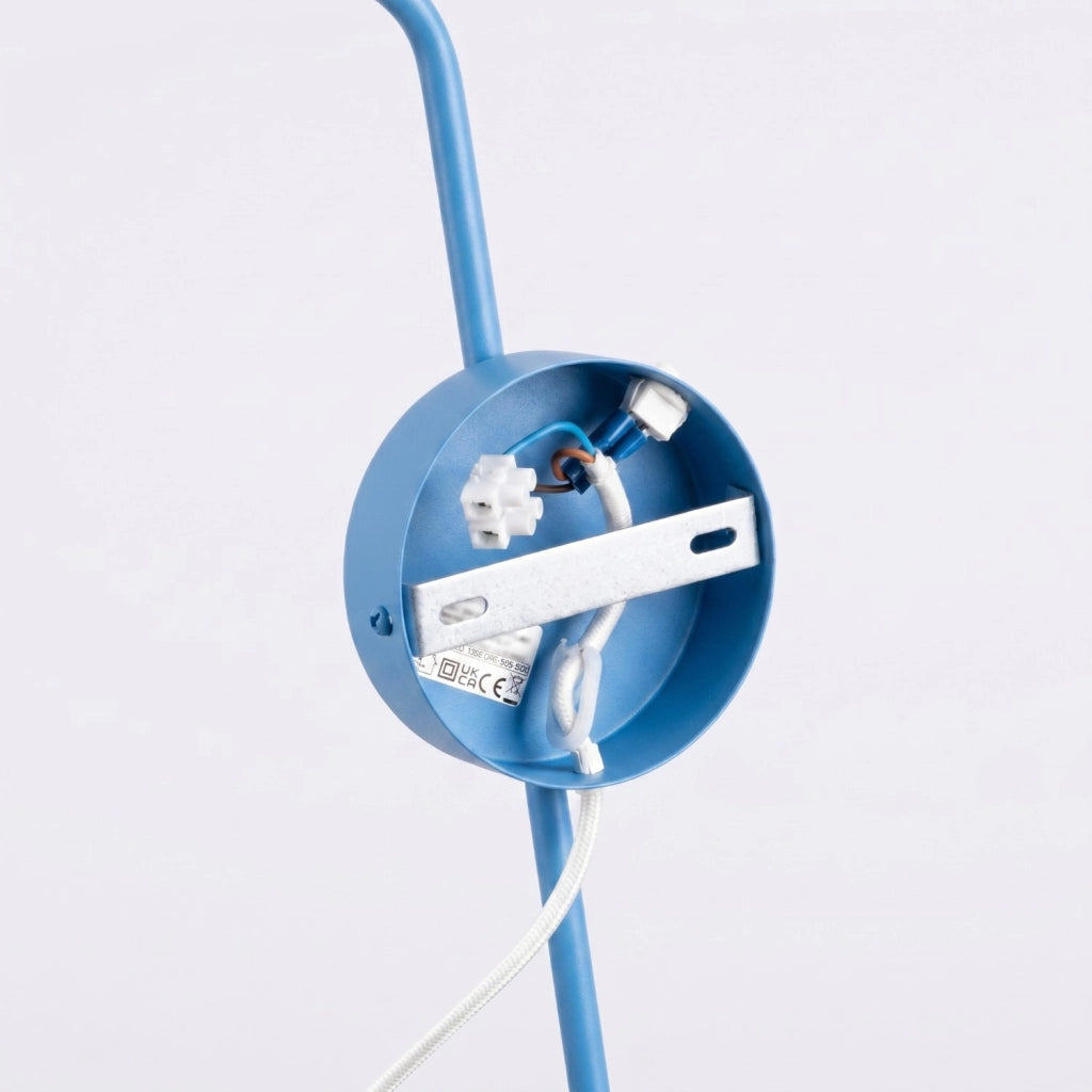 Applique NOX 1 azzurro con interruttore