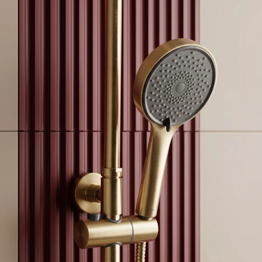 Set Doccia Rea Avanti Brush Gold