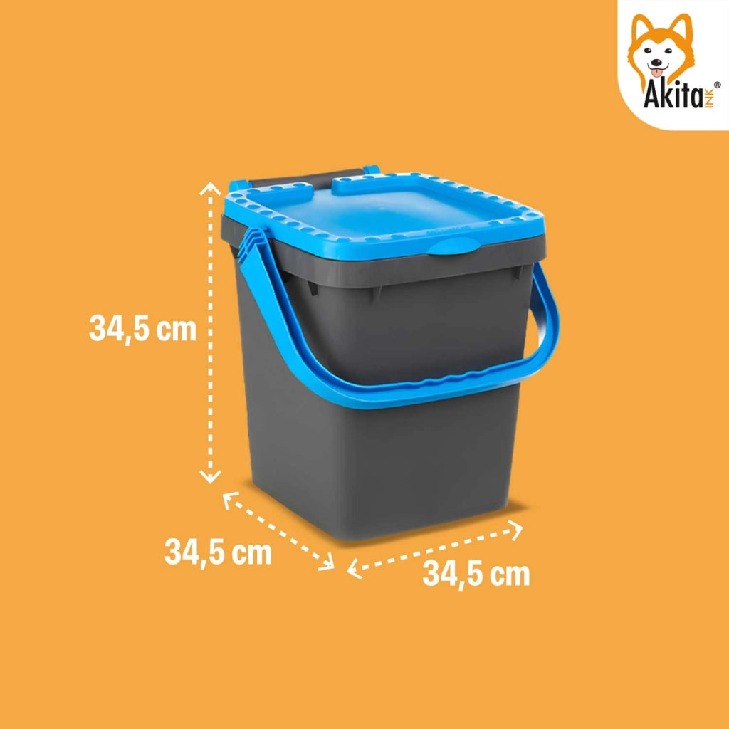Akitaink Set 3 Pattumiere 20L Colorate
