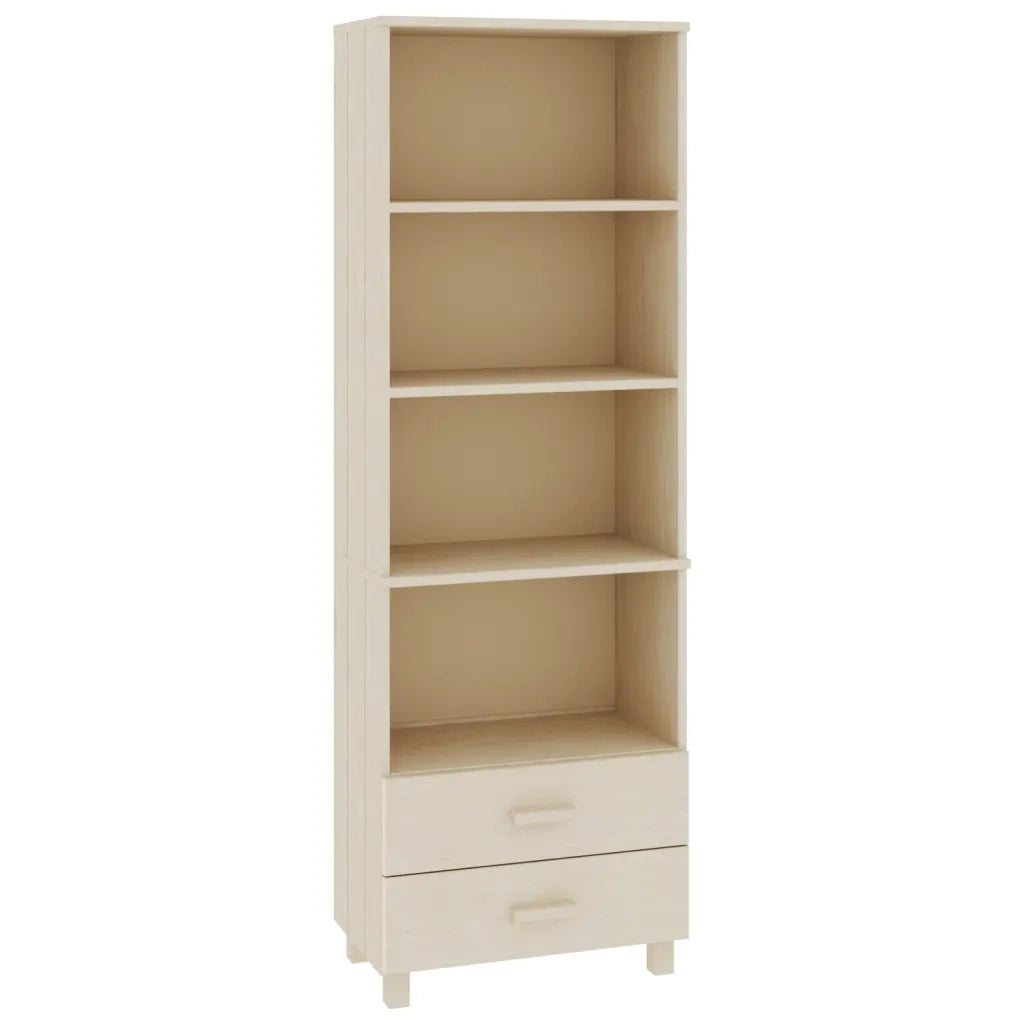 Credenza Marrone Miele 60x35x180 cm in Legno Massello di Pino cod mxl 13308