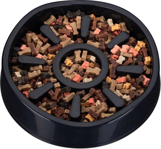 Bacietto anti schoc per cani - bacietto anti schoc - ciotola per mangiare - ciotola per cani - ciotola per alimenti nera