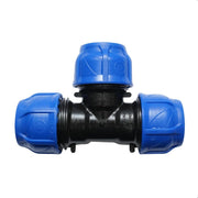 Raccordo a Compressione a "T" PN16-40X40X40mm per sistemi irrigazione Raccordo/Manicotto/Connettore a T per tubo irigazione