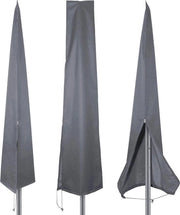 Parasolhoes impermeabile per ombrelloni rotondi e quadrati fino a 3 m - Robusto con chiusura a zip e corda regolabile