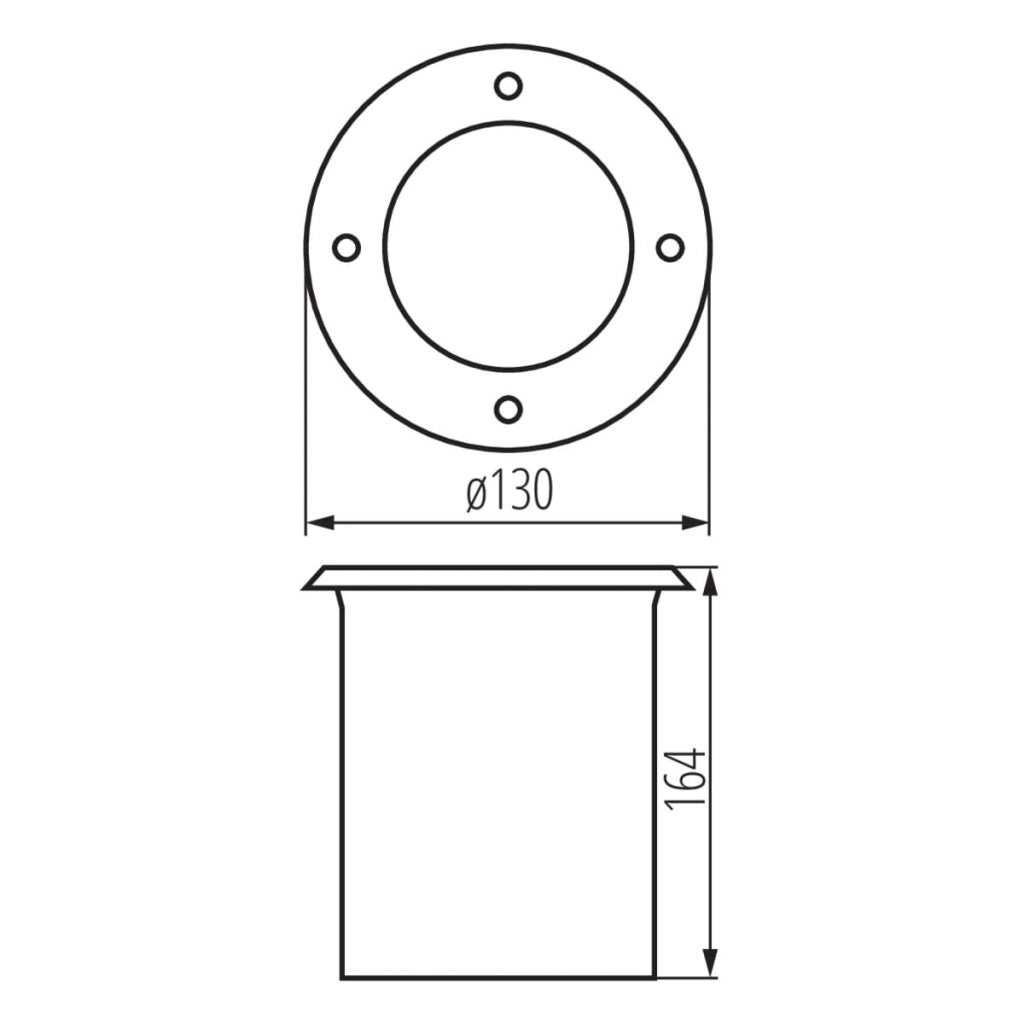 Faretto calpestabile BERG GU10 10W IP67 IK10 Kanlux
