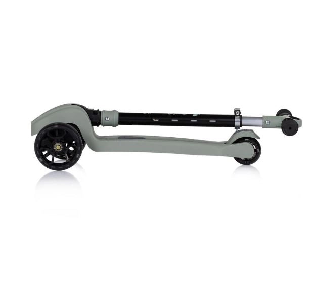 Monopattino per Bambini 3 anni Verde Modello Luxury fino a 50kg Scooter con ruote LED Pedana antiscivolo Freno incluso R