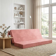 Divano Letto Pieghevole 180 x 67 x 45 cm Rosa 900254