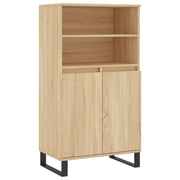 Credenza | Madia | Buffet da pranzo | Armadio da pranzo Rovere Sonoma 60x36x110 cm in Legno Multistrato