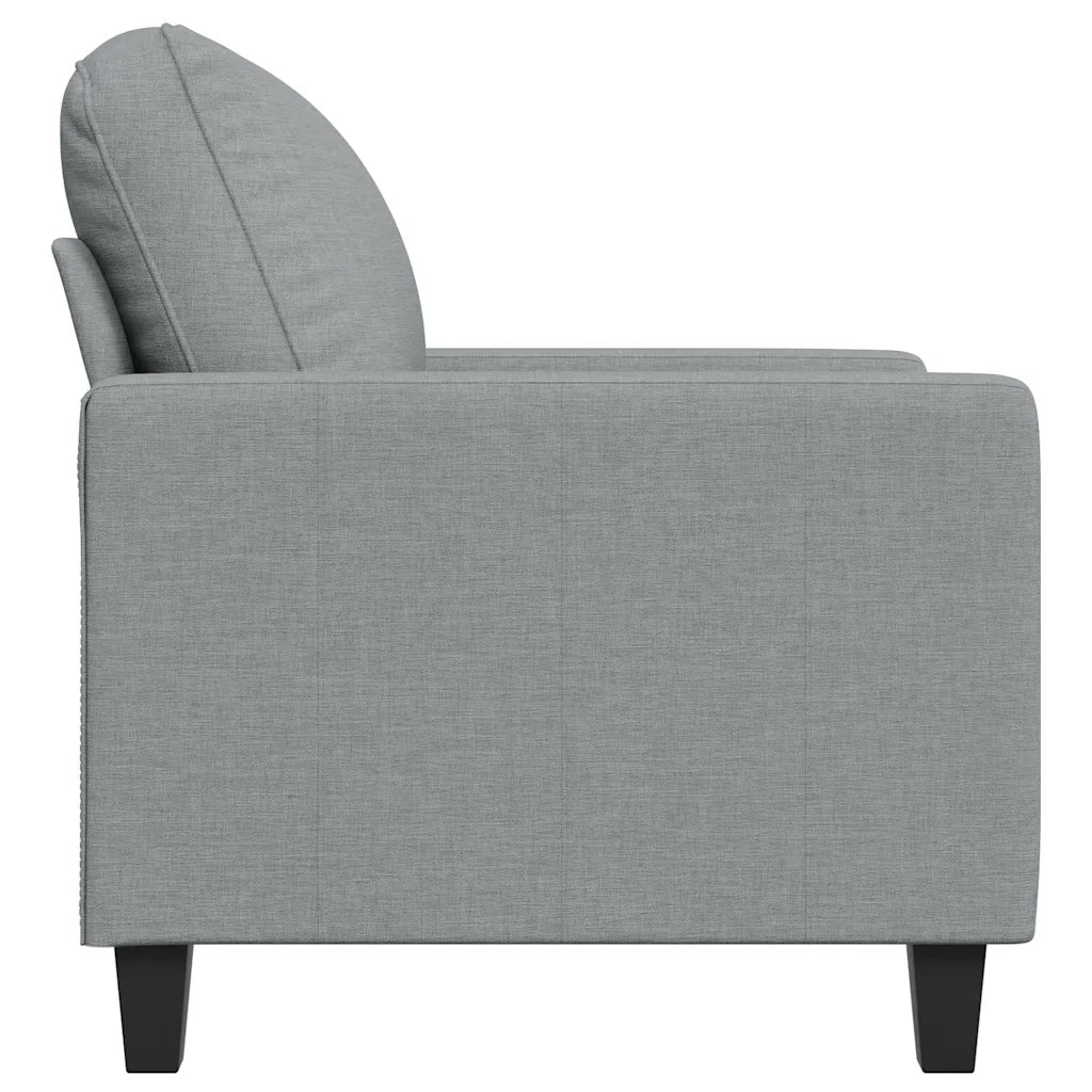Poltrona Grigio Chiaro 60 cm in Tessuto 359147