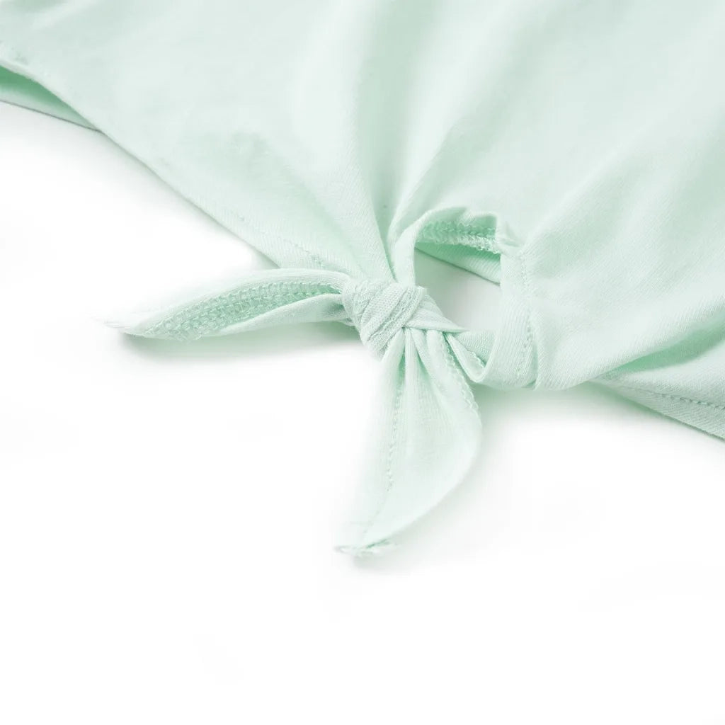 Maglietta da Bambina Menta Chiaro 128 10707
