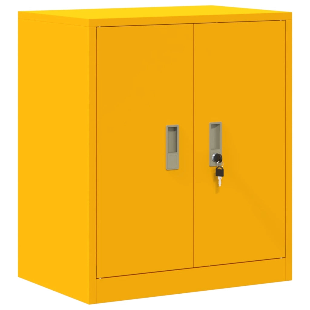 Armadio Giallo senape 60 x 40 x 70 cm Acciaio
