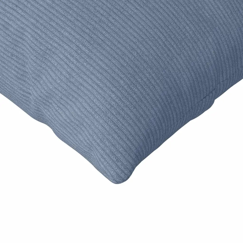 Cuscini da Divano 2 pcs Blu 200 x 40 cm Tessuto in Cords