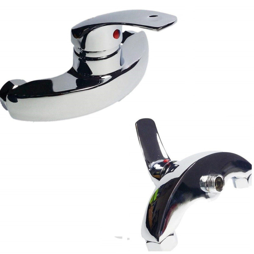 Trade Shop - Rubinetto Miscelatore Esterno Bari Curvo  52936  Monocomando Rubinetteria -