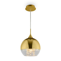 Lampada pendente Pendant in Metallo Fermi Oro