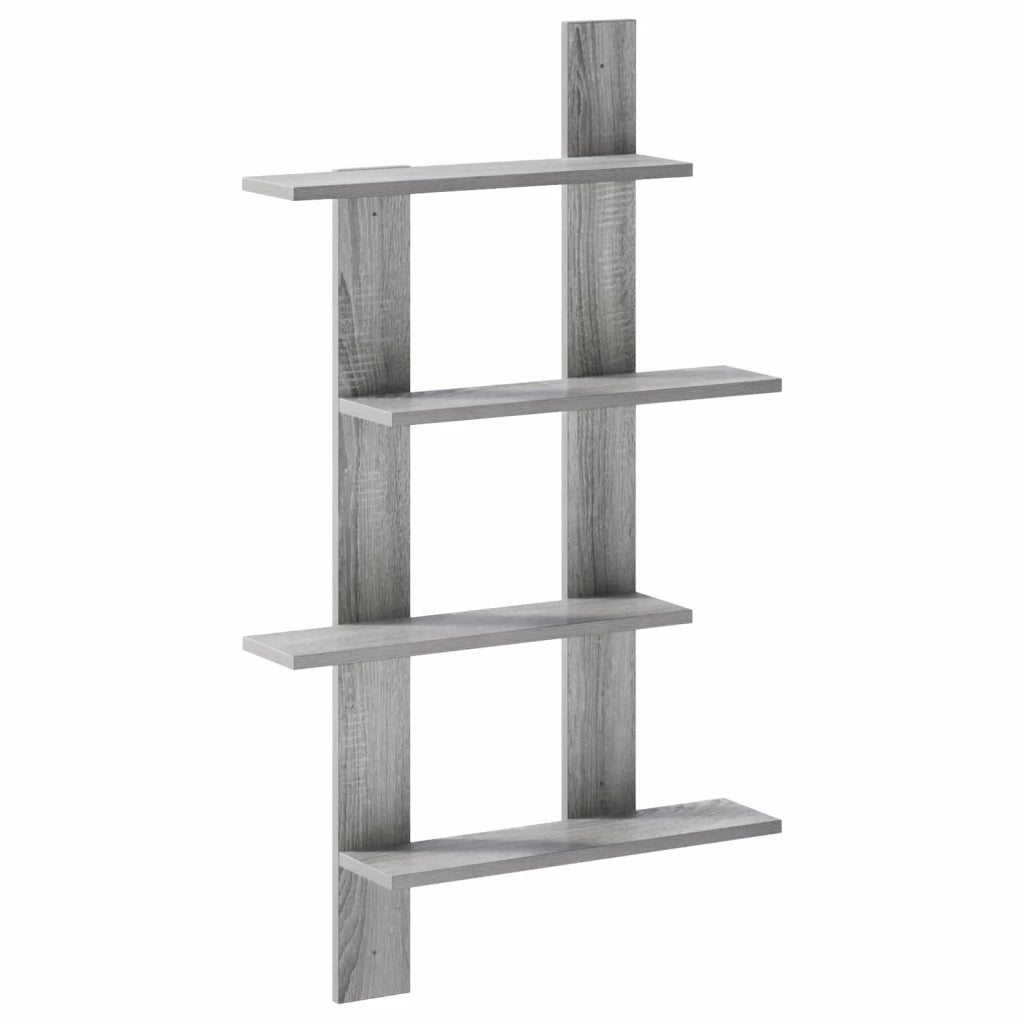 Scaffale da parete Sonoma grigio 61 x 13,5 x 105 cm 8020334