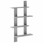 Scaffale da parete Sonoma grigio 61 x 13,5 x 105 cm 8020334