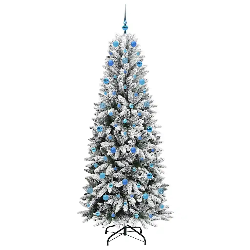 Albero di Natale | Decorazioni natalizie artificiale con 300 LED Bianco 210 cm