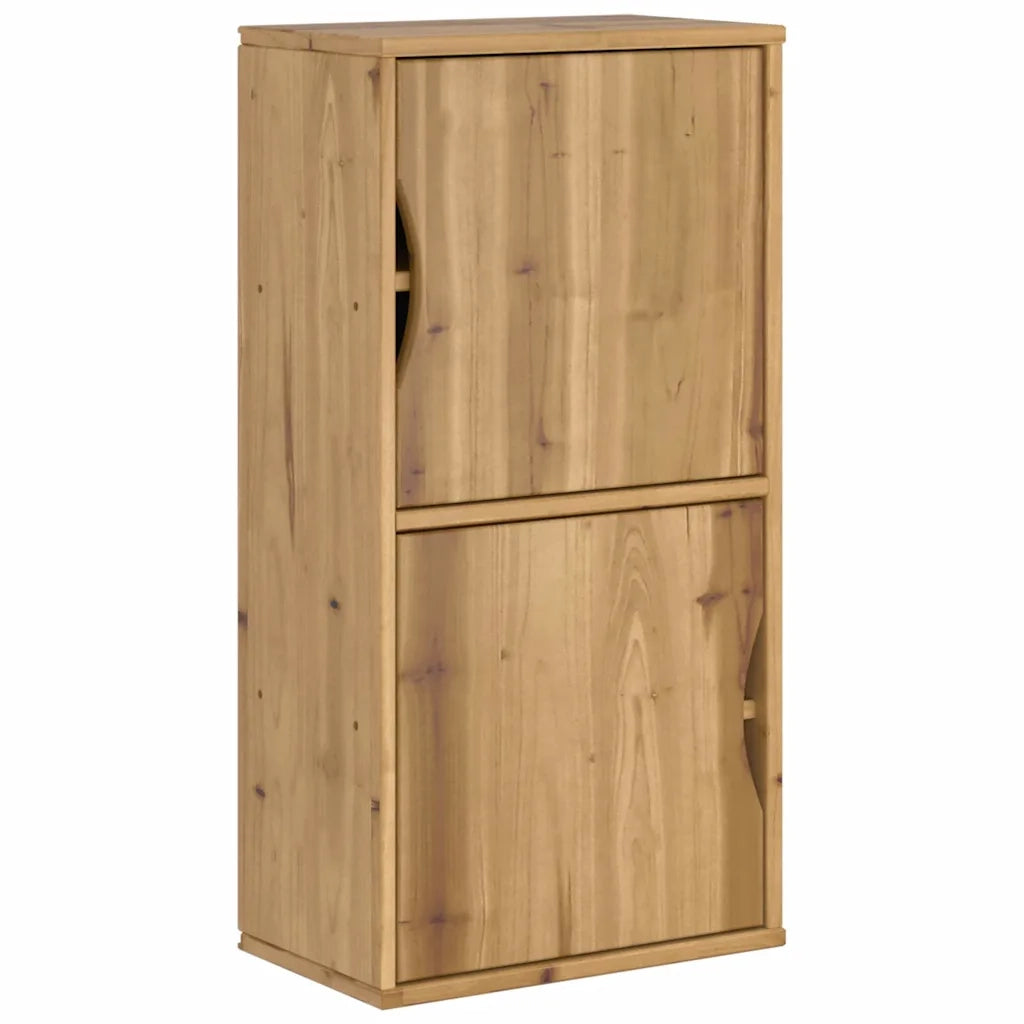 Mobile TV 5 pz-Mobile per TV-Credenza TV con Contenitore ODDA in Legno Massello di Pino 687603