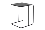 Tavolino in metallo "Poet" 47 x 46 x 57 cm - Nero