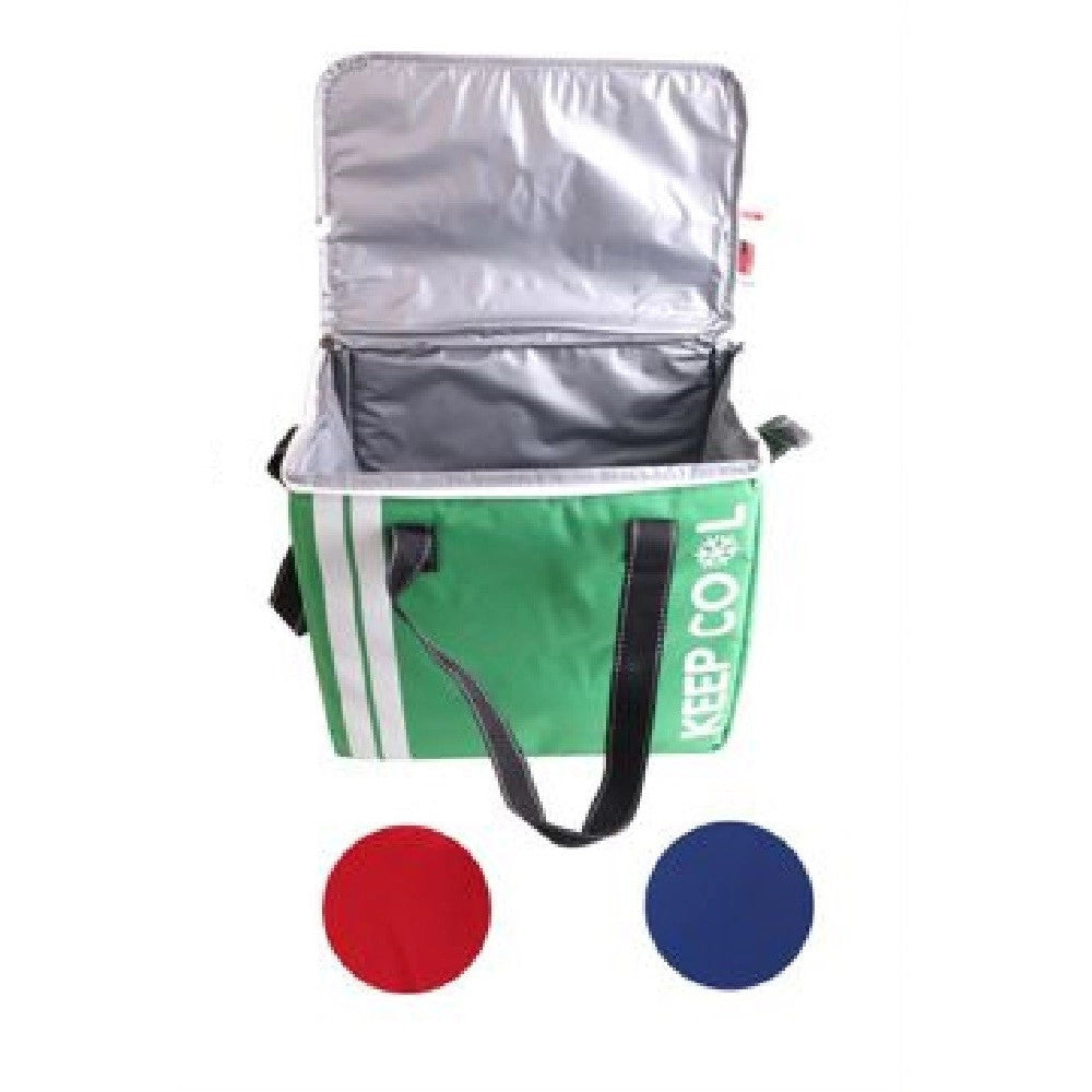 Trade Shop - Borsa Termica Frigo 32x22x27 Cm Porta Alimenti Pranzo 19 Lt Spiaggia Mare 15300 -