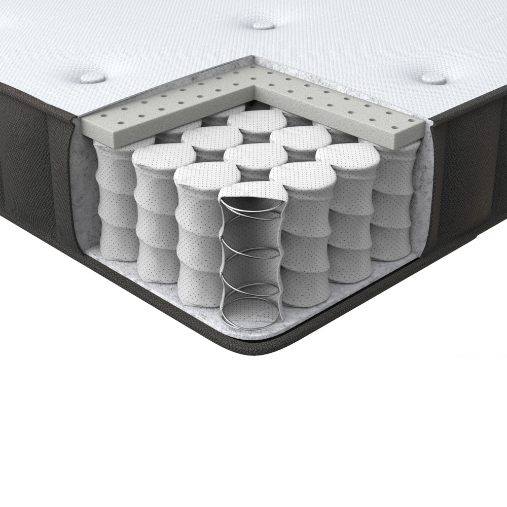 Materasso a molle insacchettate 80 x 200 cm rigido con lattice