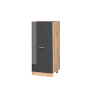Mobile cucina dispensa R-Line Antracite lucido/Rovere dorato 60 cm Vicco
