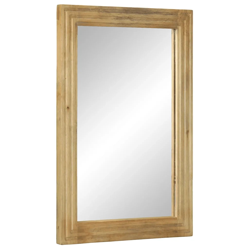 Set Mobili da Bagno 2pz Marrone in Legno Massello di Mango 3310006