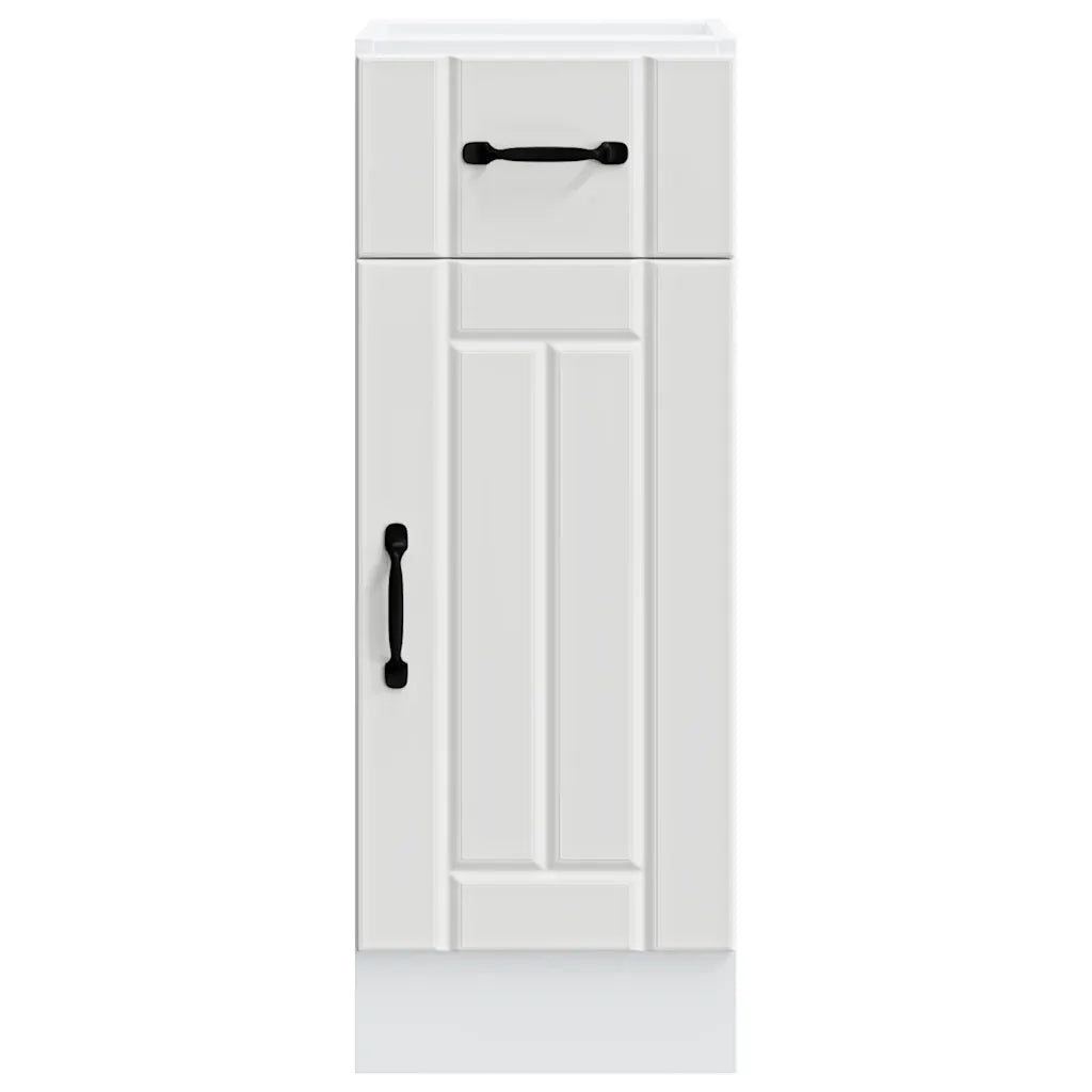 Base da Cucina Lucca Bianco in Legno Multistrato 853697