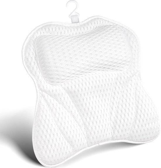Piumone per vasca da bagno con mesh 4D Air Comfort, collo con 6 leve per il collo, testa, spalla e schiena