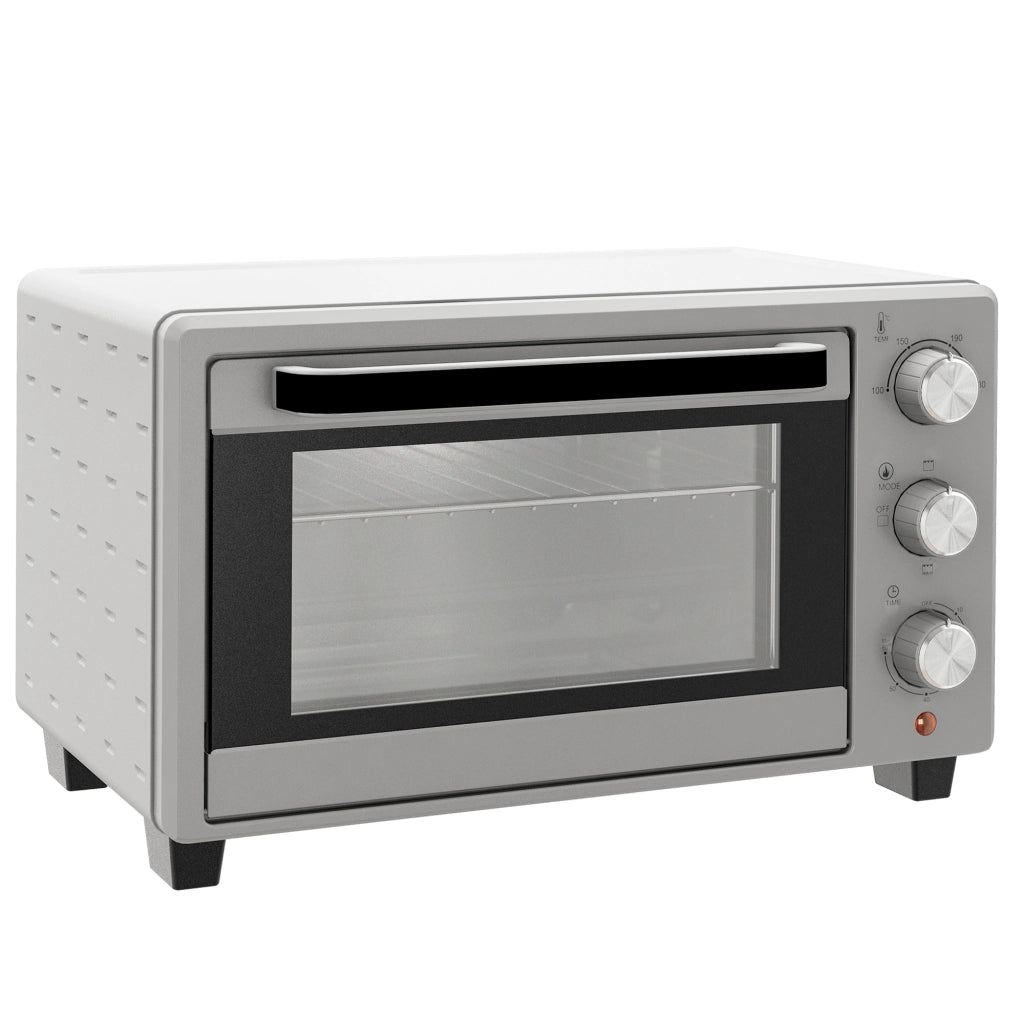Mini Forno Elettrico 21 L 1400 W in Acciaio Inox con 3 Modalità; 100-230°C e Timer 60 Min