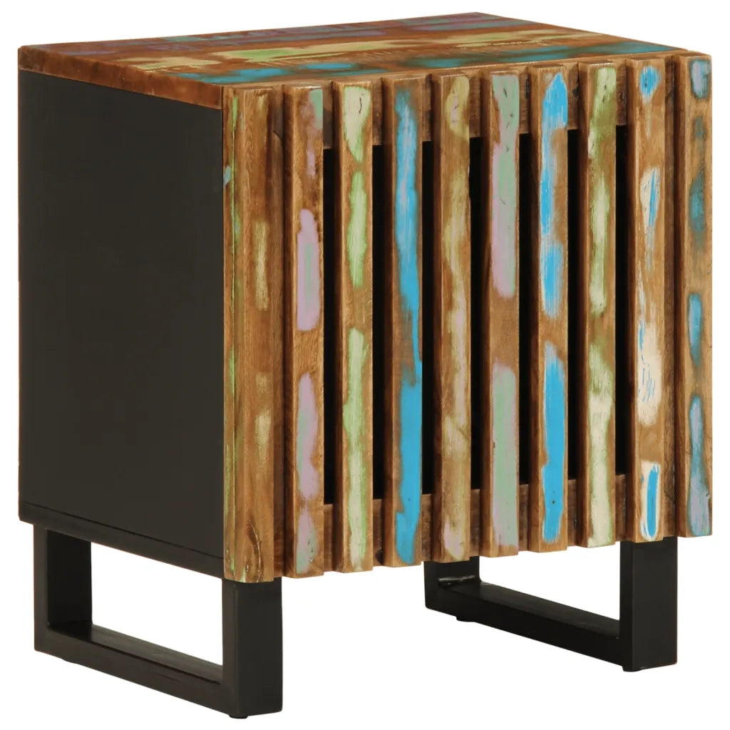 Comodini 2pz 40x34x46 cm in Legno Massello di Recupero 377425