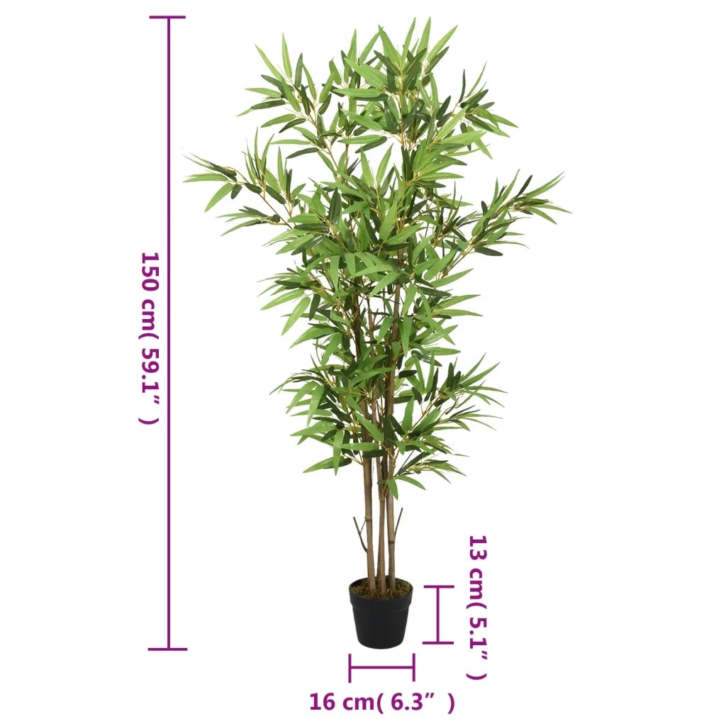 Albero BambÃ¹ Artificiale 828 Foglie 150 cm Verde