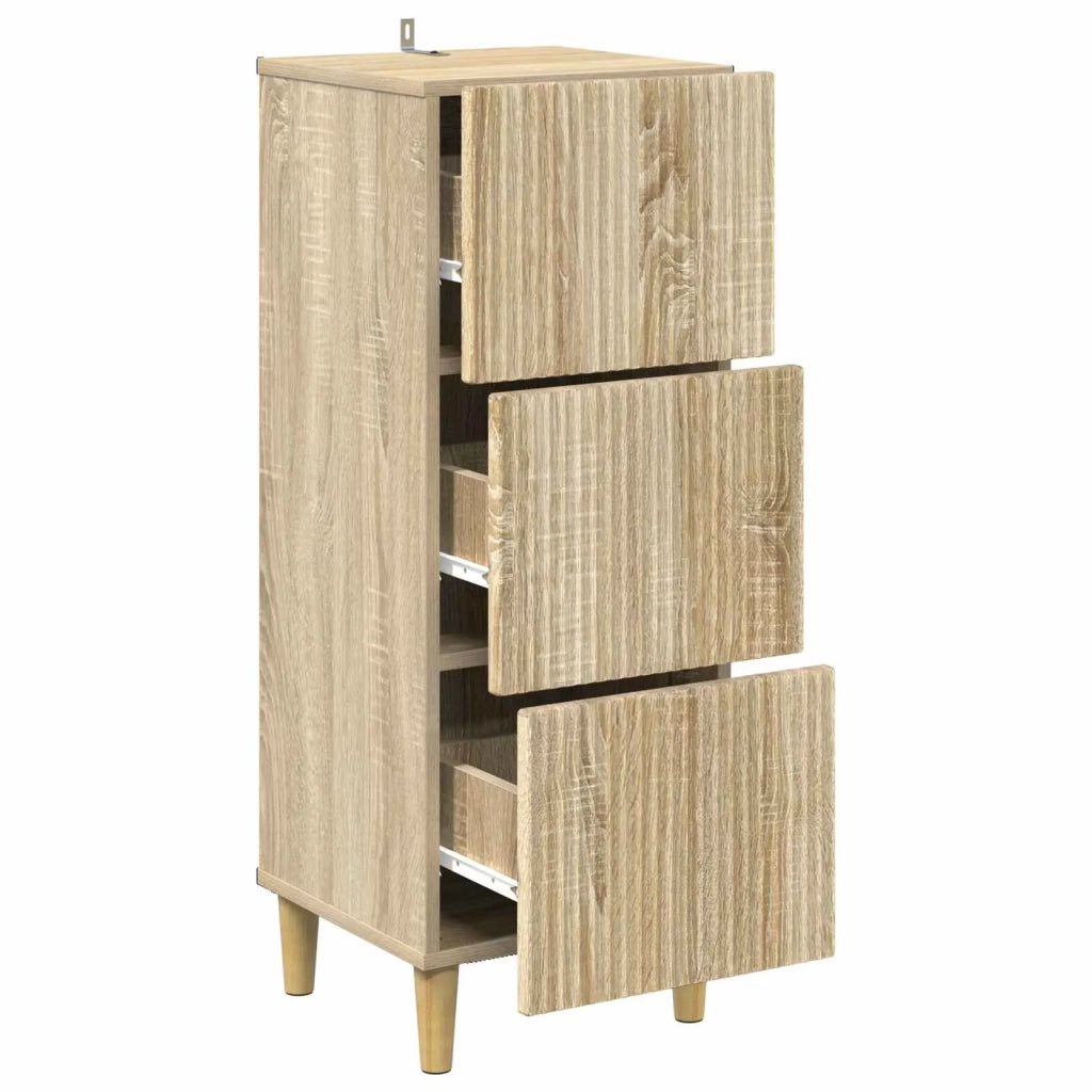 Mobile con Cassetti Rovere Sonoma 33 x 34,5 x 90 cm 894617