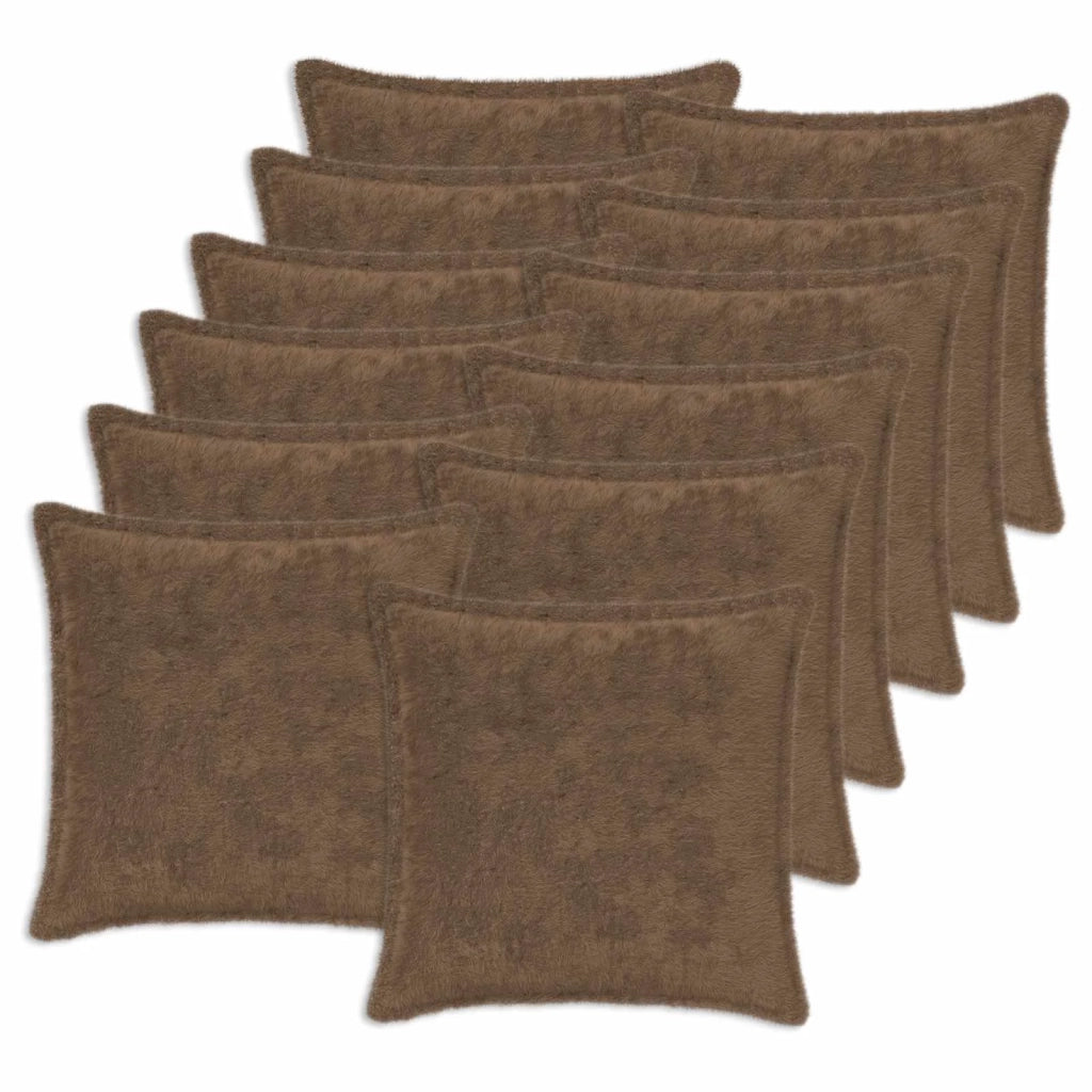 Federa 12 pcs HOUTEN Marrone Chiaro 40 x 40 cm 917073