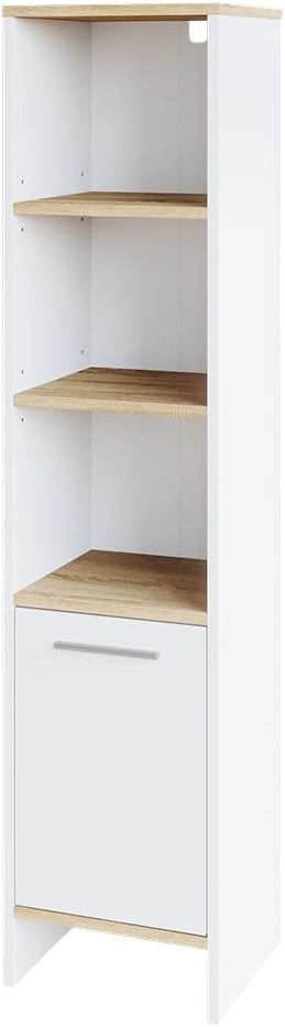 Mobile bagno alto Elvio, Bianco, 32 x 136.6 cm