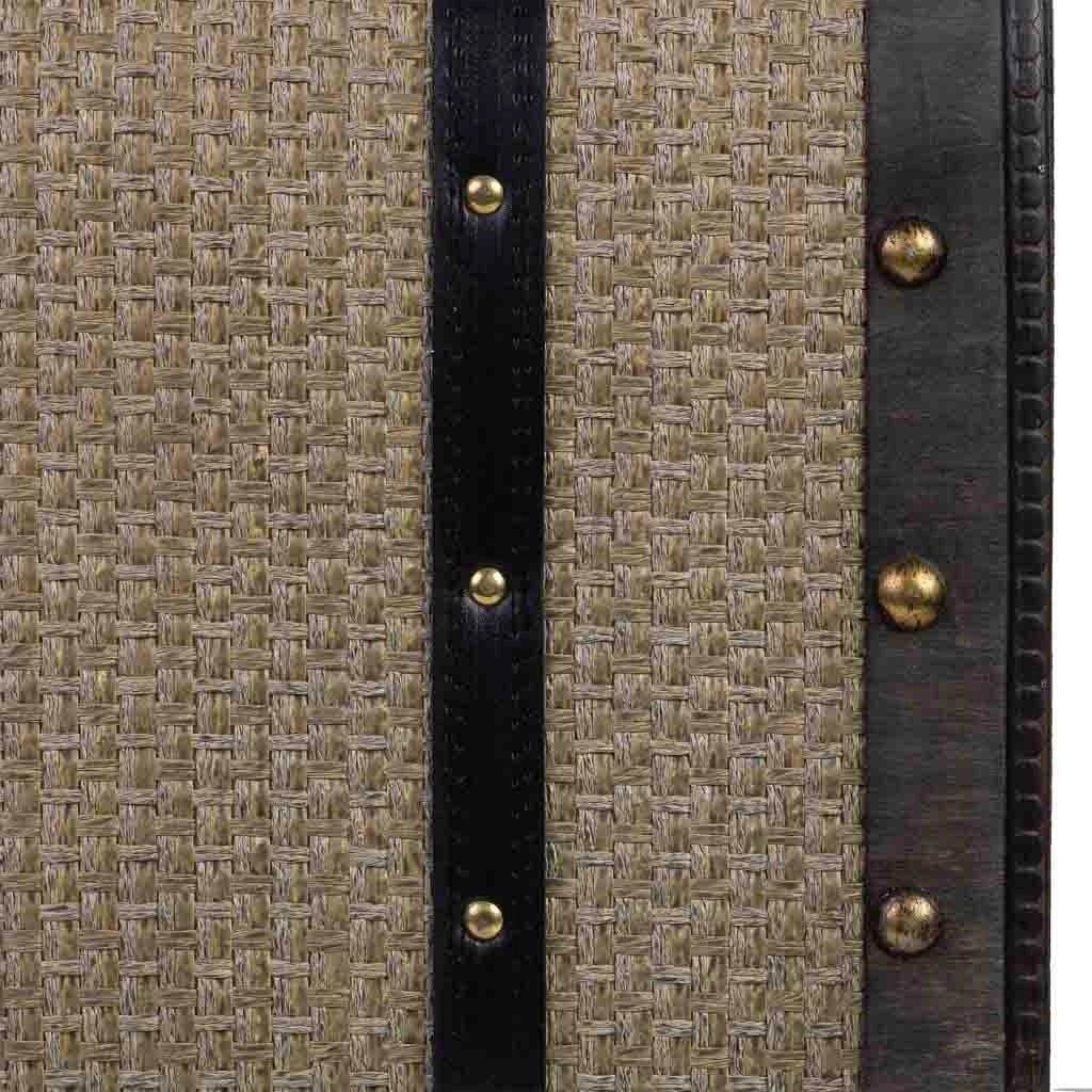 Valigia in legno marrone 43x30x17h cm